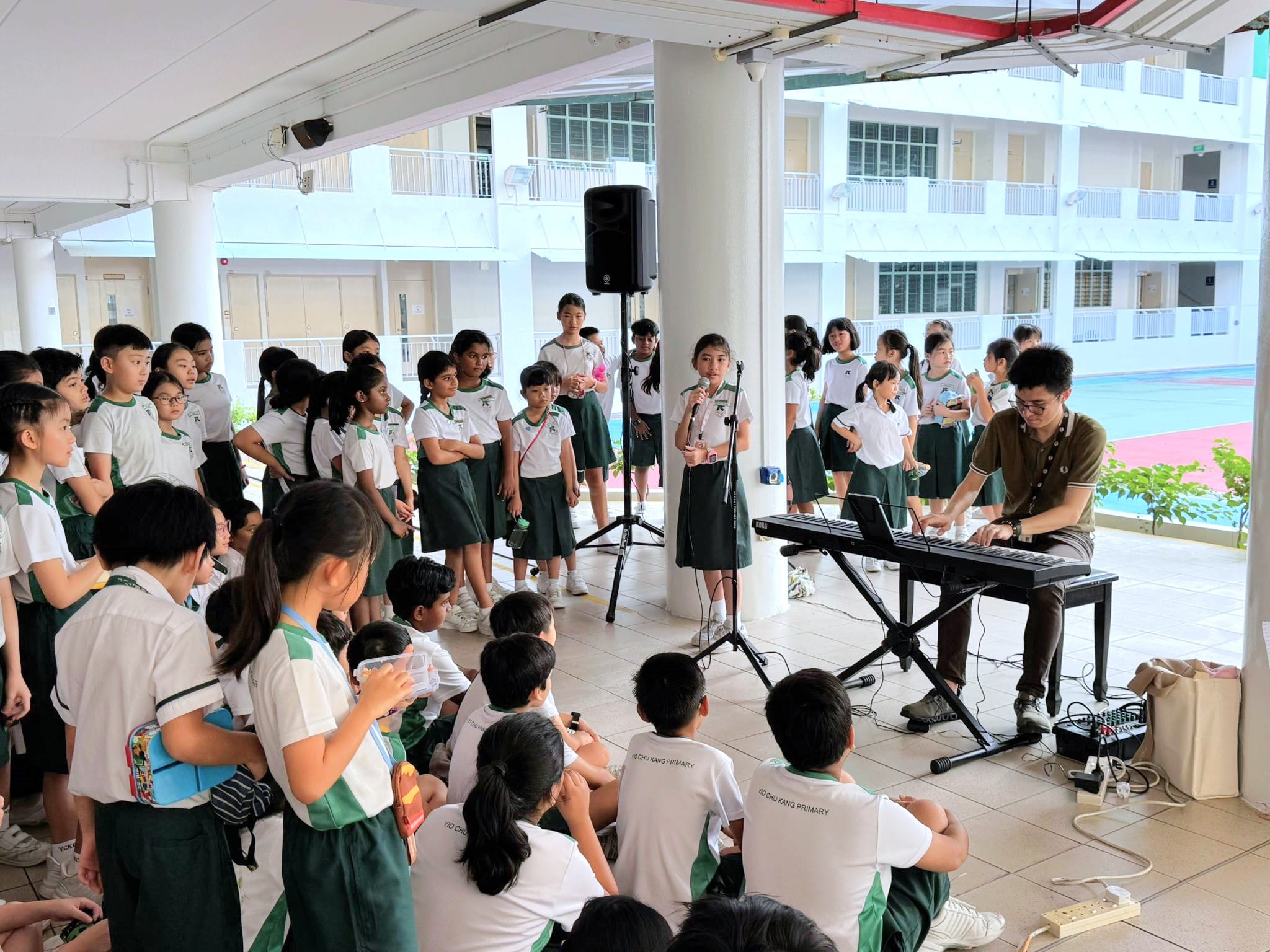 Recess Busking